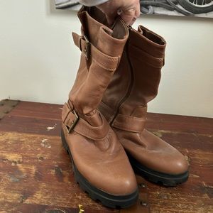 Gentle souls Camden slouch boots, size 9
